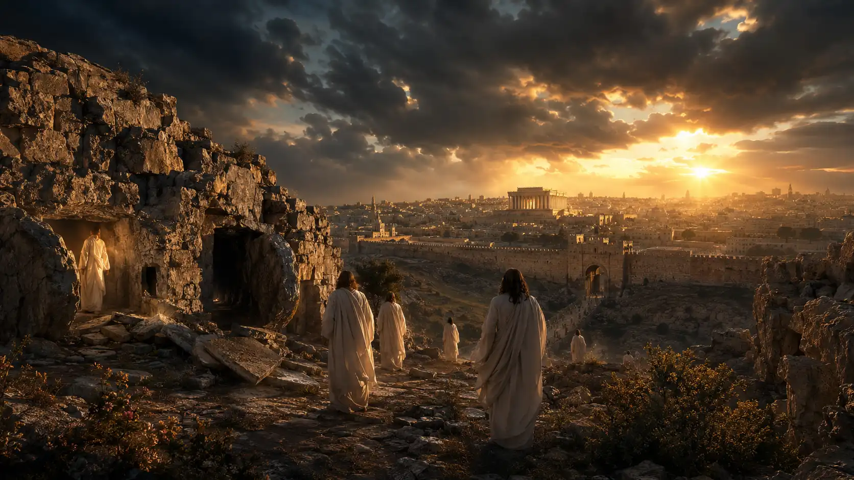 Os Santos que Ressuscitaram em Mateus 27: O Mistério das Tumbas Abertas em Jerusalém