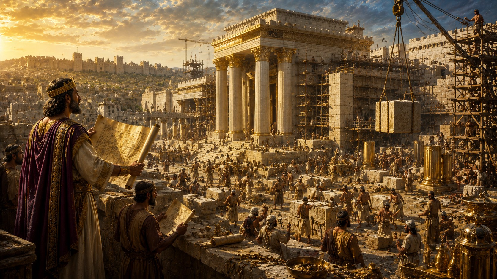 A Construção do Templo